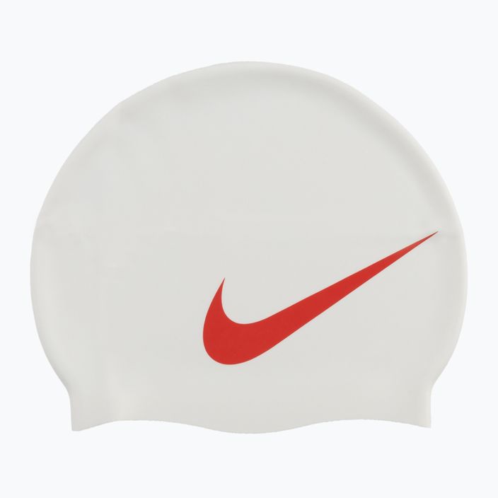 Czepek pływacki Nike Big Swoosh white/red