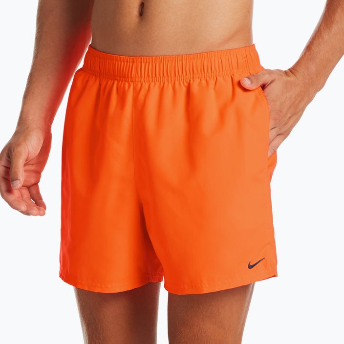 Szorty kąpielowe męskie Nike Essential 5" Volley total orange 4