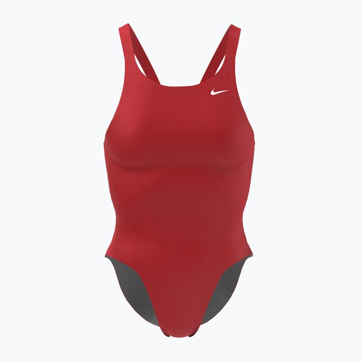 Strój pływacki jednoczęściowy damski Nike Hydrastrong Solid Fastback university red 4