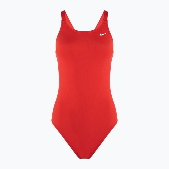 Strój pływacki jednoczęściowy damski Nike Hydrastrong Solid Fastback university red