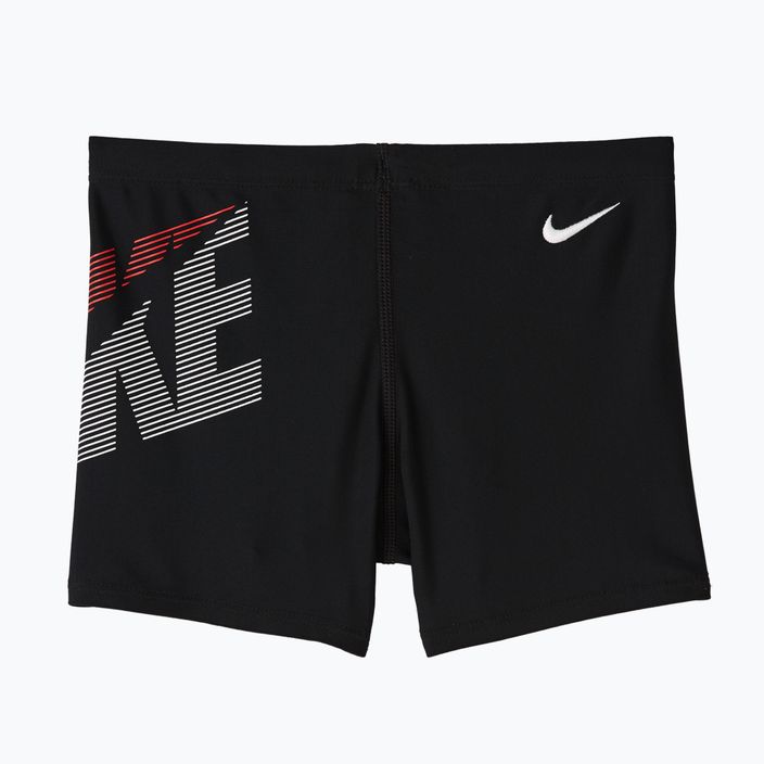 Bokserki pływackie dziecięce Nike Title Ash black 7