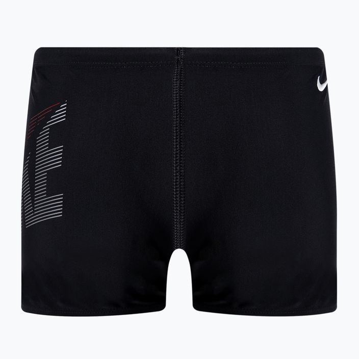 Bokserki pływackie dziecięce Nike Title Ash black 2