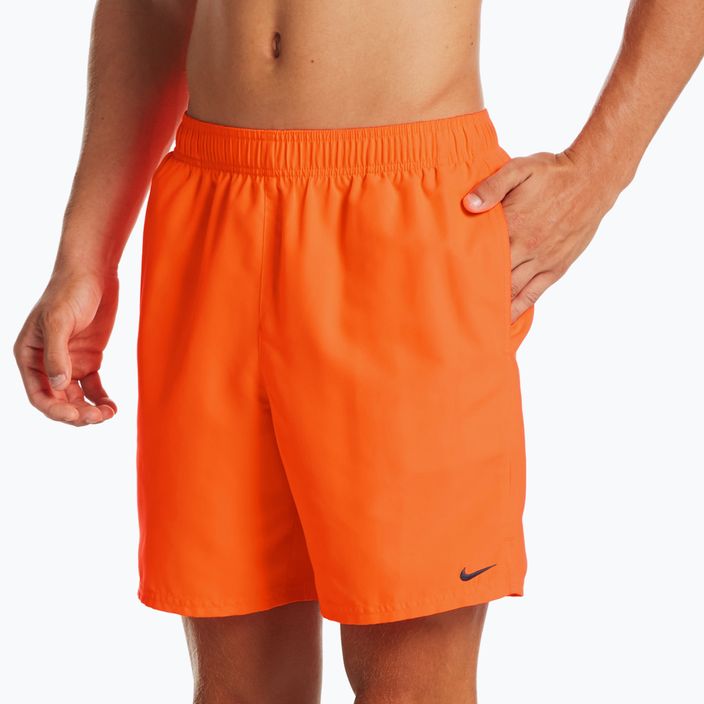 Szorty kąpielowe męskie Nike Essential 7" Volley total orange 4
