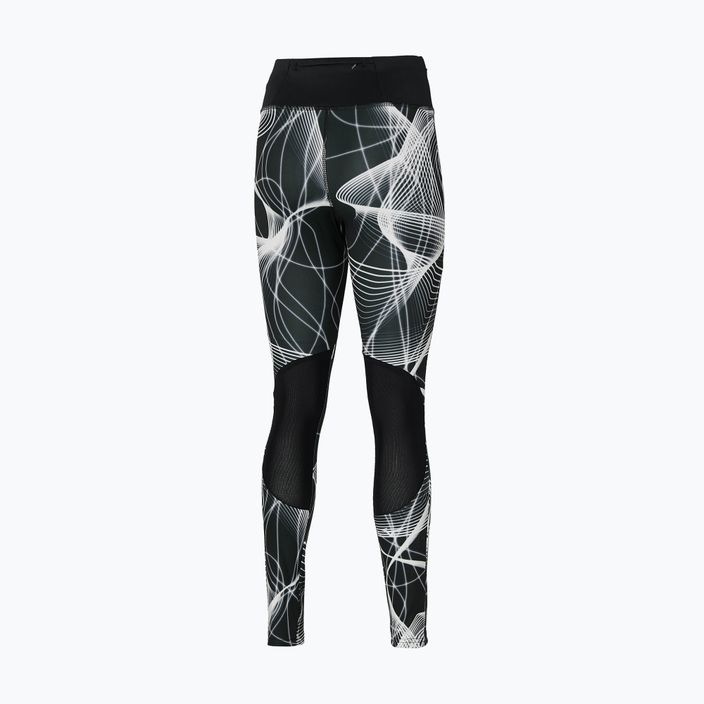 Legginsy damskie do biegania Mizuno Printed black 2