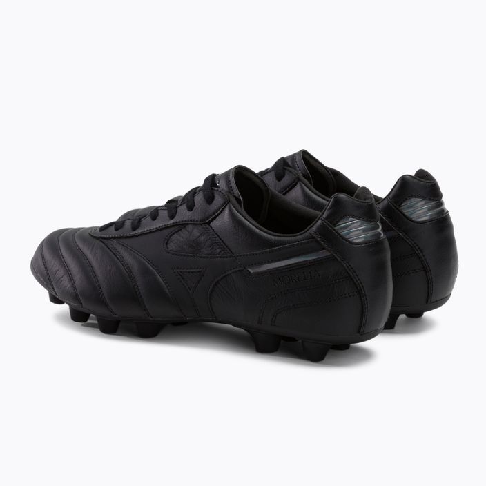 Buty piłkarskie męskie Mizuno Morelia II Elite MD black/iridescent 3