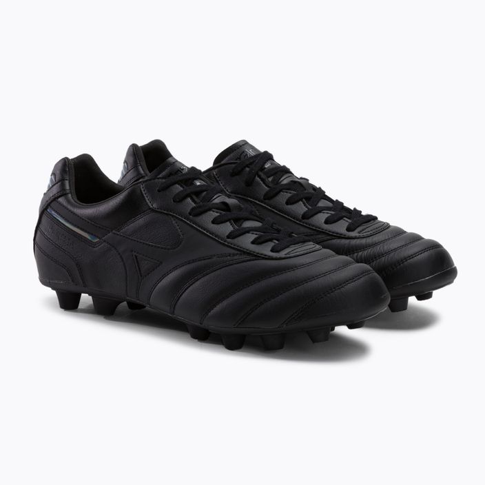 Buty piłkarskie męskie Mizuno Morelia II Elite MD black/iridescent 4