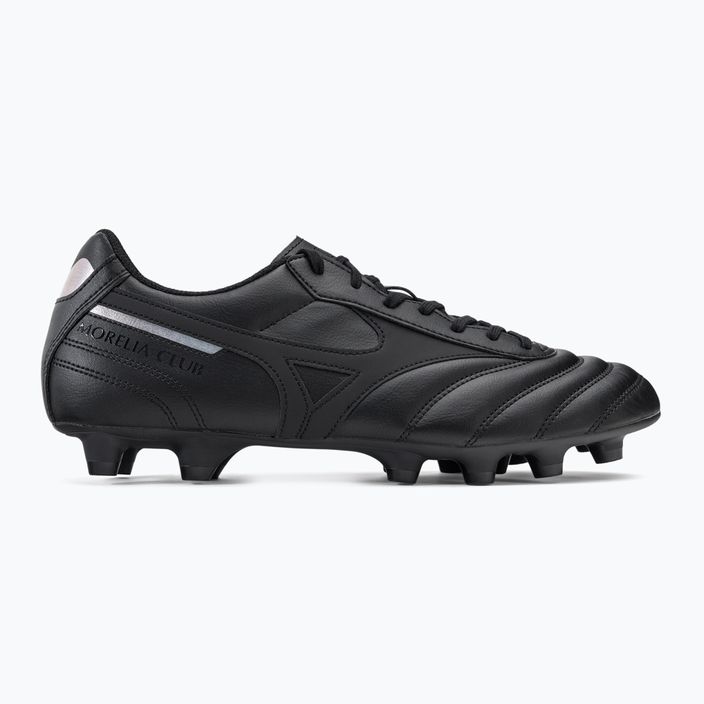 Buty piłkarskie męskie Mizuno Morelia II Club MD czarne P1GA221699 2