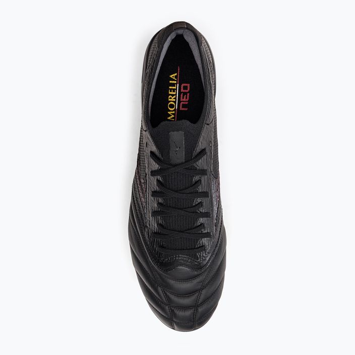 Buty piłkarskie Mizuno Morelia Neo III Beta Elite Mix czarne P1GC229199 6