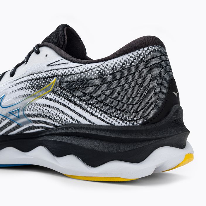 Buty do biegania męskie Mizuno Wave Sky 6 white/cyber yellow/infigo bunting 10