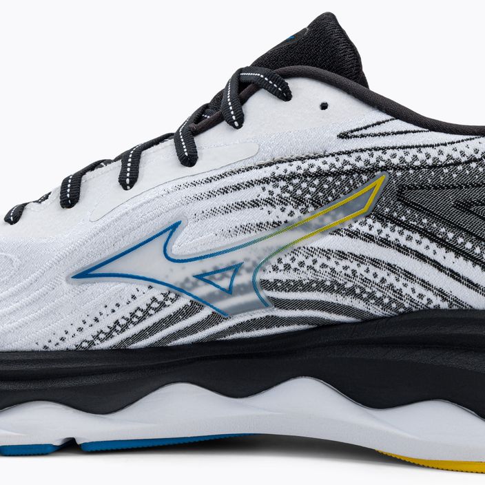 Buty do biegania męskie Mizuno Wave Sky 6 white/cyber yellow/infigo bunting 11