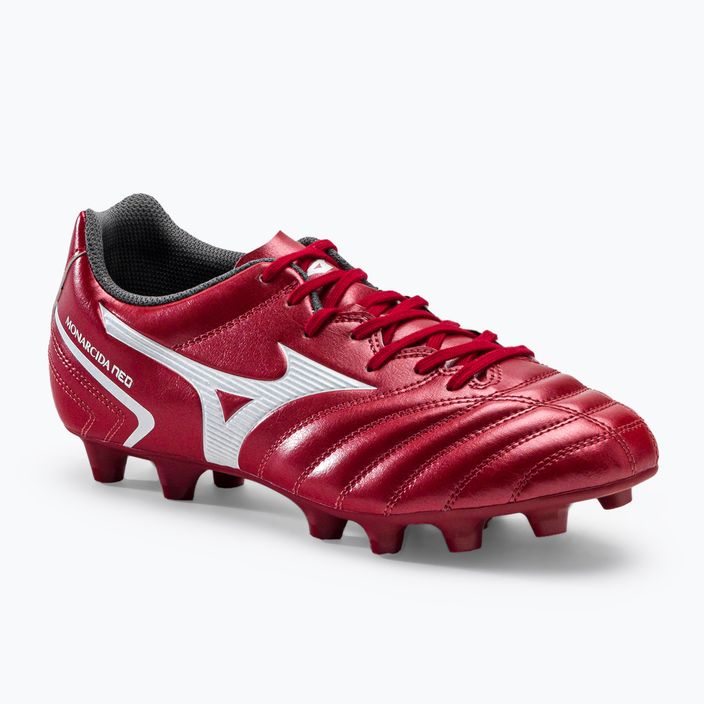 Buty piłkarskie męskie Mizuno Monarcida II Sel MD czerwone P1GA222560