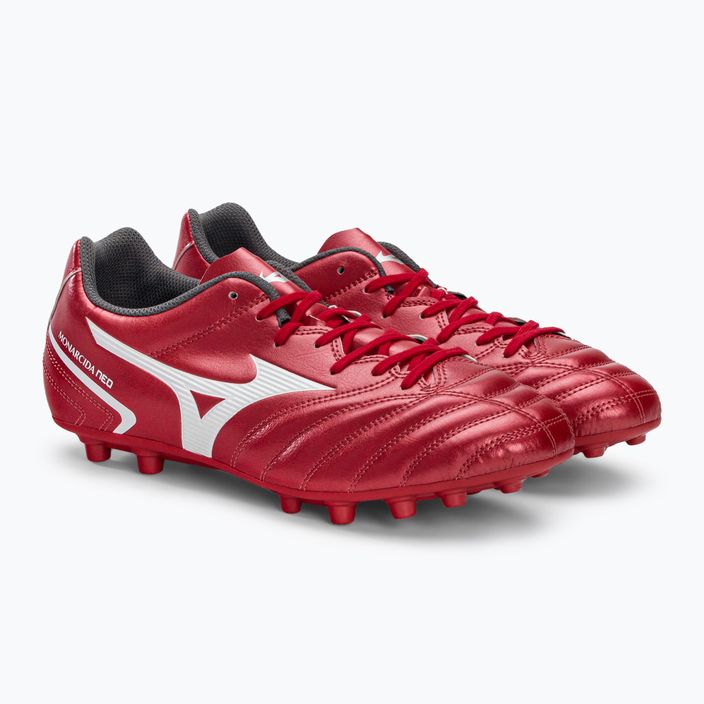 Buty piłkarskie Mizuno Monarcida II Sel AG czerwone P1GA222660 4