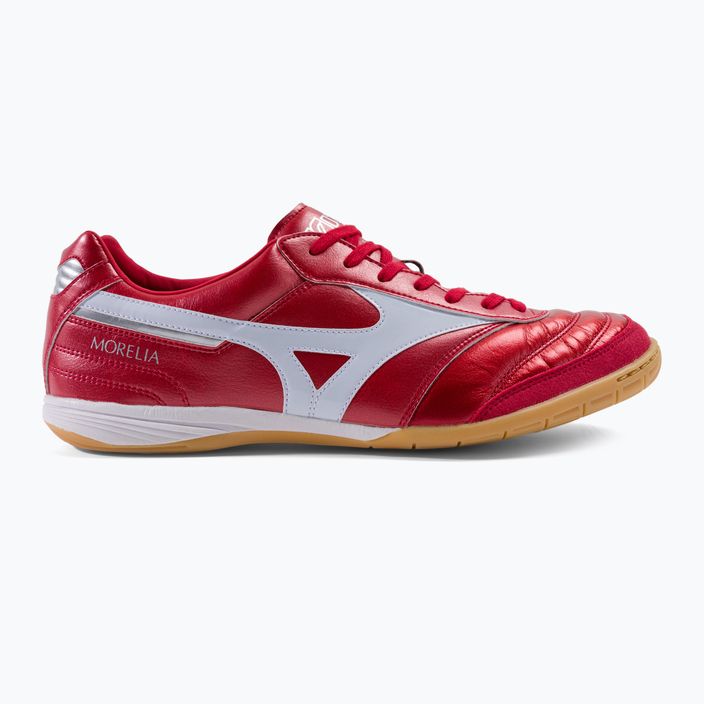 Buty piłkarskie Mizuno Morelia Sala Elite IN czerwone Q1GA221060 2