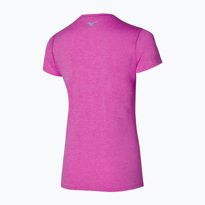 Koszulka do biegania damska Mizuno Impulse Core Tee pink 2