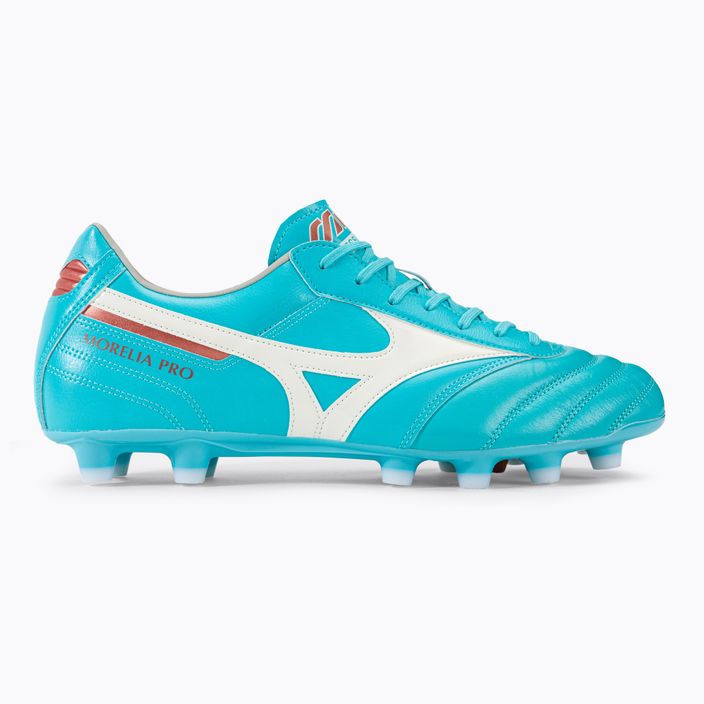 Buty piłkarskie Mizuno Morelia II Pro niebiesko-białe P1GA231325 2
