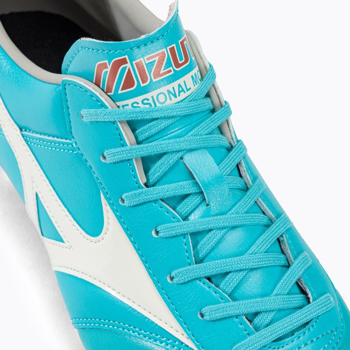 Buty piłkarskie Mizuno Morelia II Pro niebiesko-białe P1GA231325 8