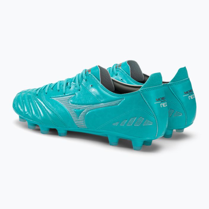 Buty piłkarskie Mizuno Morelia Neo III Pro niebieskie P1GA238325 4