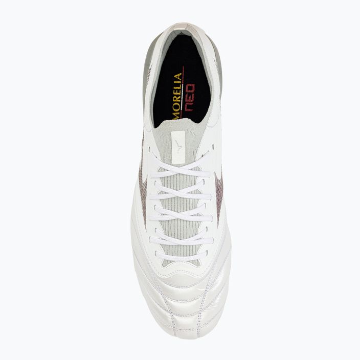 Buty piłkarskie męskie Mizuno Morelia Neo III Beta Elite białe P1GA239104 6