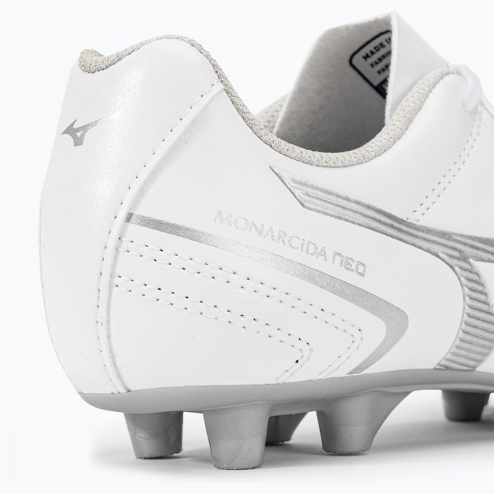Buty piłkarskie dziecięce Mizuno Monarcida Neo II Sel białe P1GB232504 9