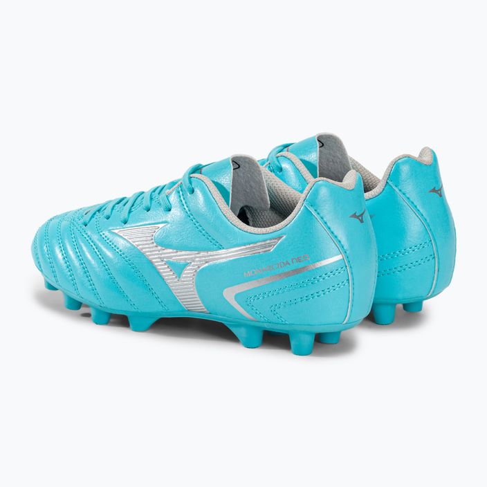 Buty piłkarskie dziecięce Mizuno Monarcida Neo II Sel niebieskie P1GB232525 3