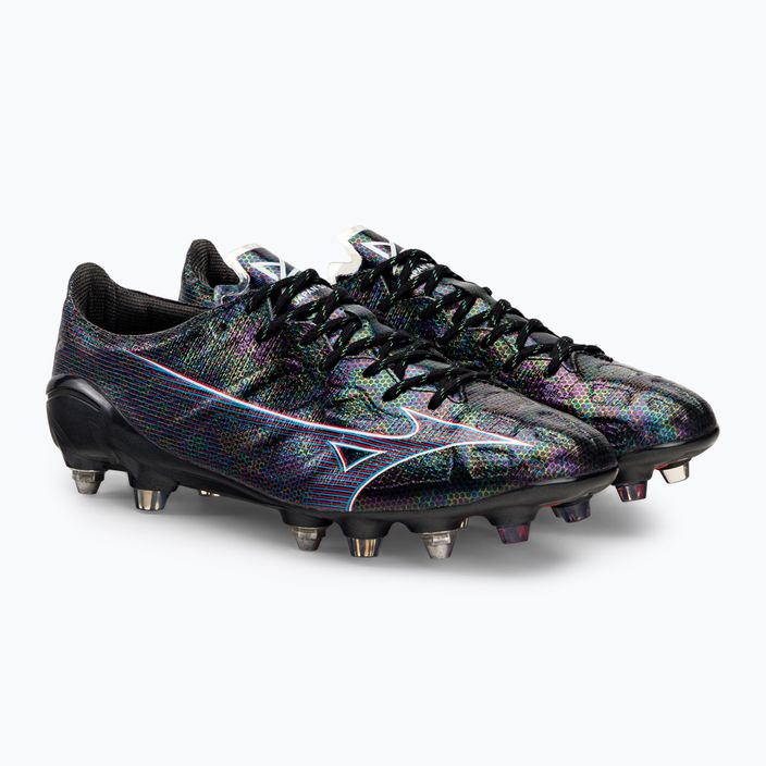 Buty piłkarskie męskie Mizuno Alpha JP Mix czarne P1GC236001 4