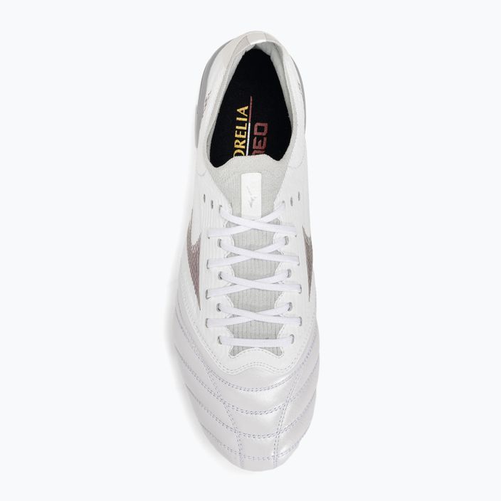Buty piłkarskie Mizuno Morelia Neo III Elite M white/hologram/cool gray 3c 6