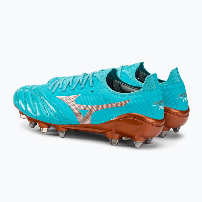 Buty piłkarskie Mizuno Morelia Neo III Elite M niebieskie P1GC239125 3