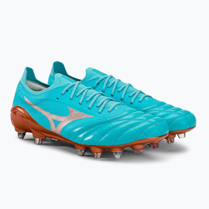 Buty piłkarskie Mizuno Morelia Neo III Elite M niebieskie P1GC239125 4