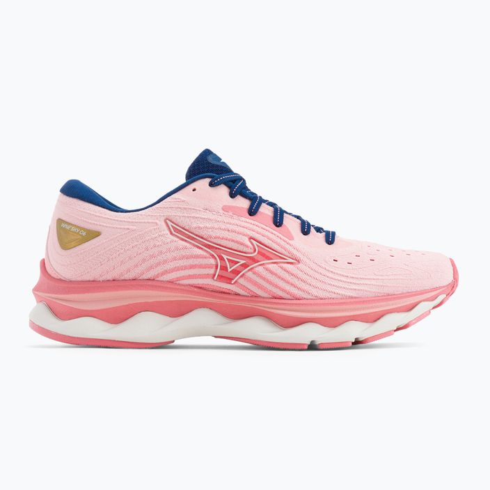 Buty do biegania damskie Mizuno Wave Sky 6 różowe J1GD220273 4