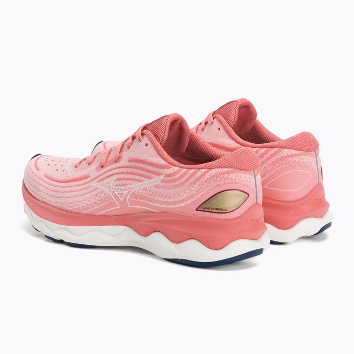 Buty do biegania damskie Mizuno Wave Skyrise 4 różowe J1GD230923 3
