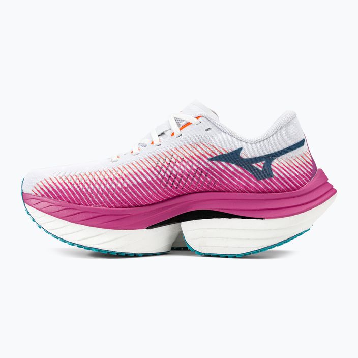 Buty do biegania damskie Mizuno Wave Rebellion Pro biało-różowe J1GD231721 3