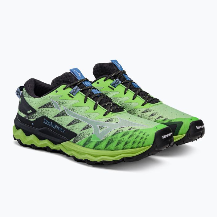 Buty do biegania męskie Mizuno Wave Daichi 7 909c/cgreen/little boy blue 4