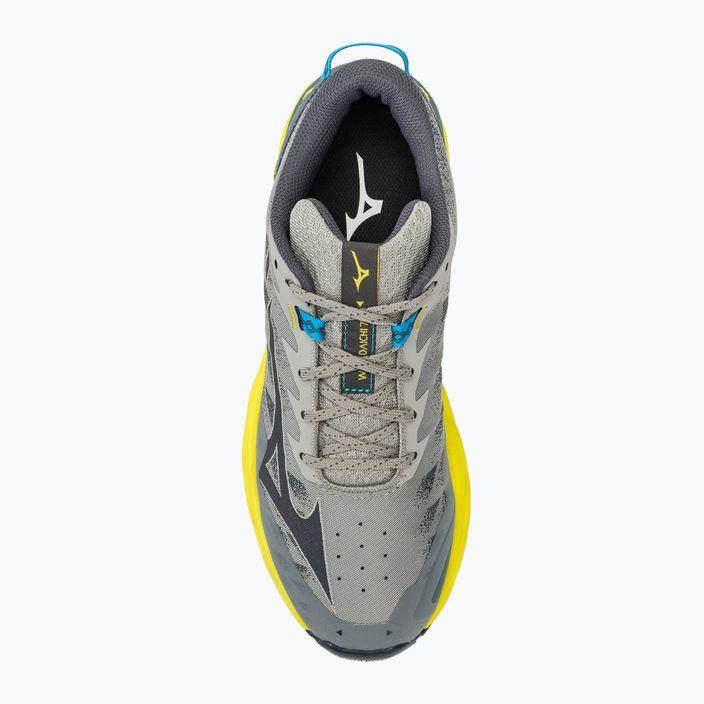 Buty do biegania męskie Mizuno Wave Daichi 7 cgray/oblue/bol2(neon) 5