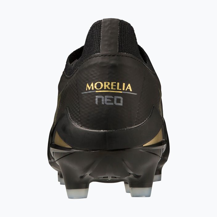 Buty piłkarskie męskie Mizuno Morelia Neo IV Beta Elite MD black/gold/black 8