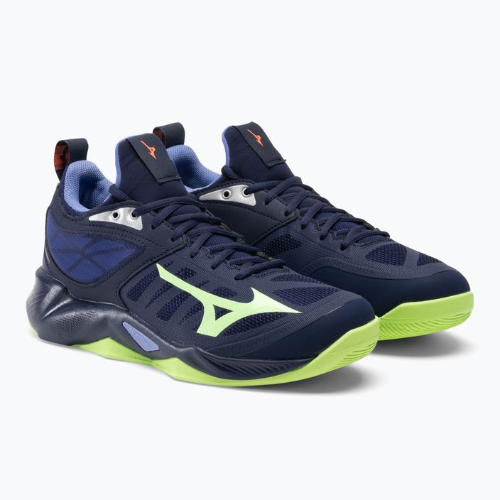 Buty do siatkówki Mizuno Wave Dimension evening blue/tech green/lolite 5