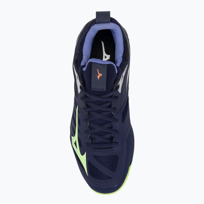 Buty do siatkówki Mizuno Wave Dimension evening blue/tech green/lolite 7