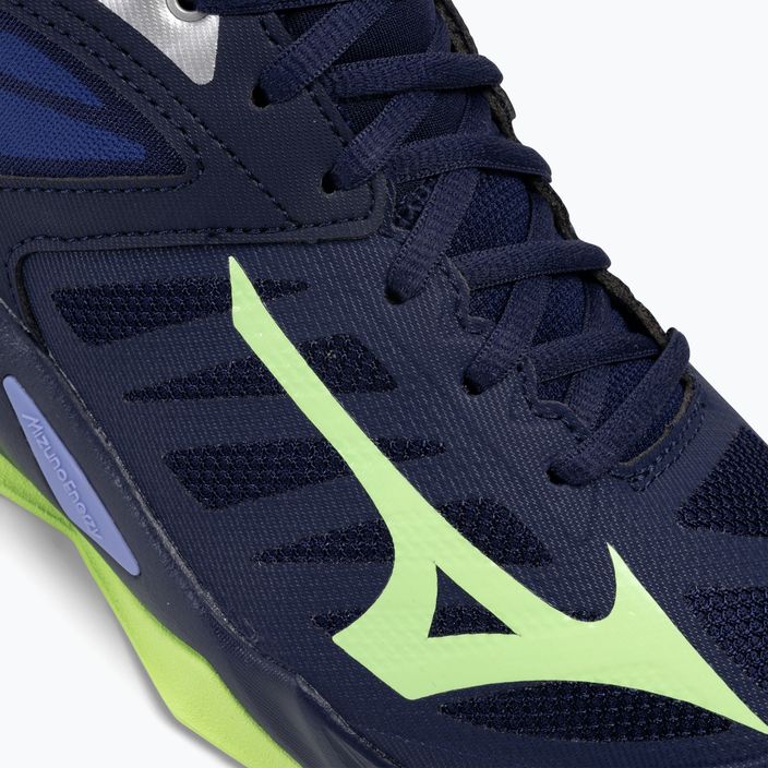 Buty do siatkówki Mizuno Wave Dimension evening blue/tech green/lolite 10