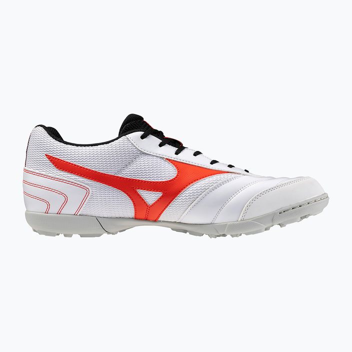Buty piłkarskie dziecięce Mizuno MRL Sala Club TF Jr white/radiant red 2