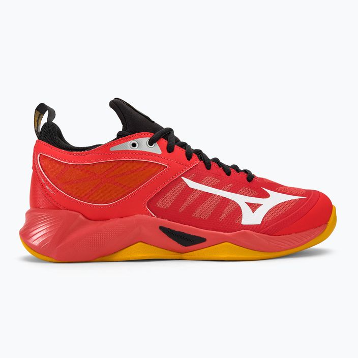 Buty do siatkówki Mizuno Wave Dimension radiant red/white/carrot curl 2