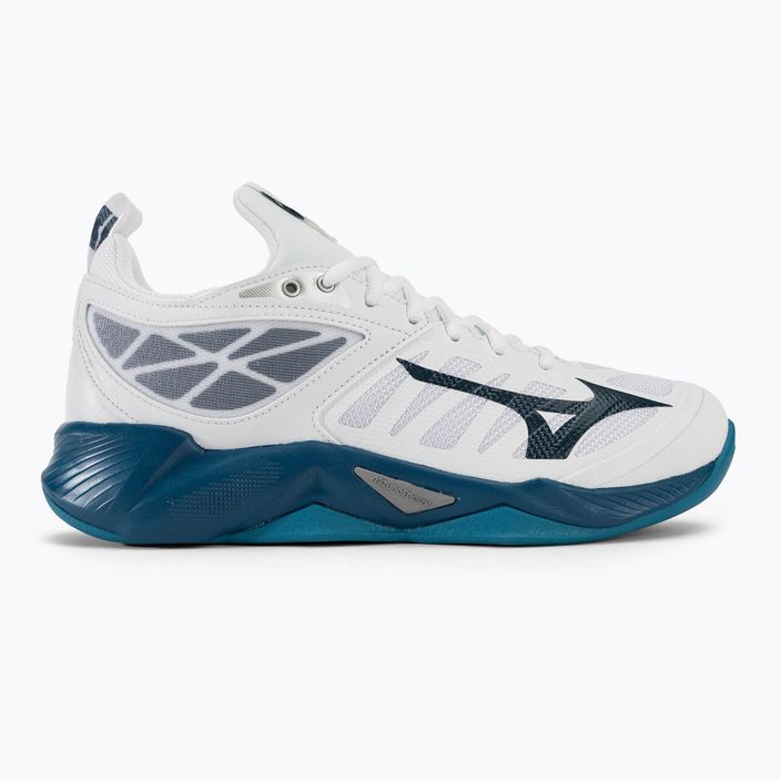 Buty do siatkówki Mizuno Wave Dimension white/sailor blue/silver 2