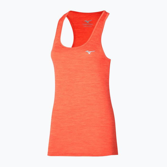 Tank top do biegania damski Mizuno Impulse Core Tank nasturtium