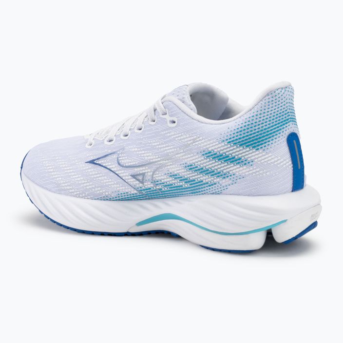 Buty do biegania damskie Mizuno Wave Rider 28 white/mugen blue/river blue 3