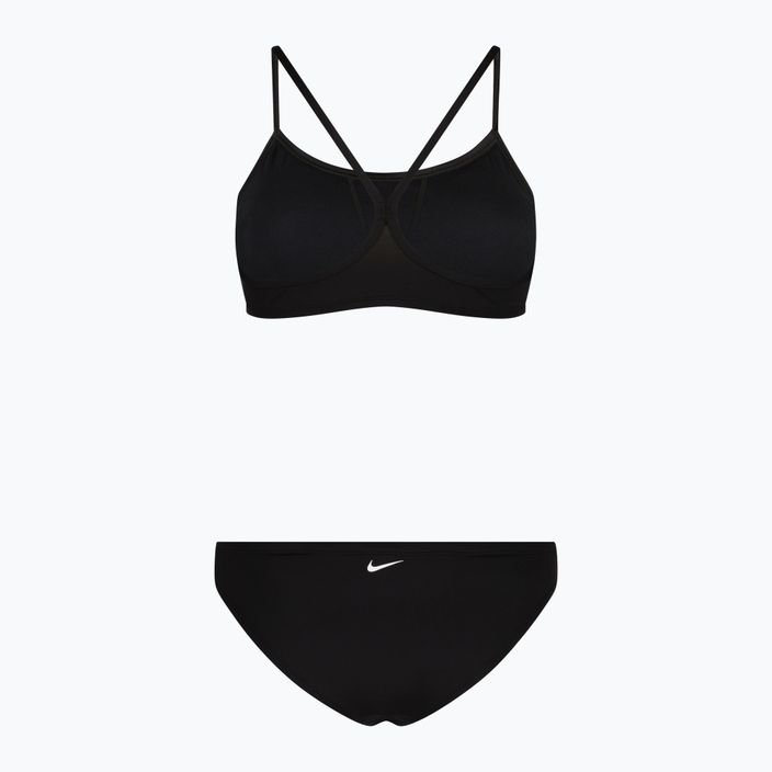 Strój pływacki dwuczęściowy damski Nike Essential Sports Bikini black 2