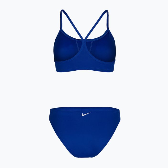 Strój pływacki dwuczęściowy damski Nike Essential Sports Bikini royal 2