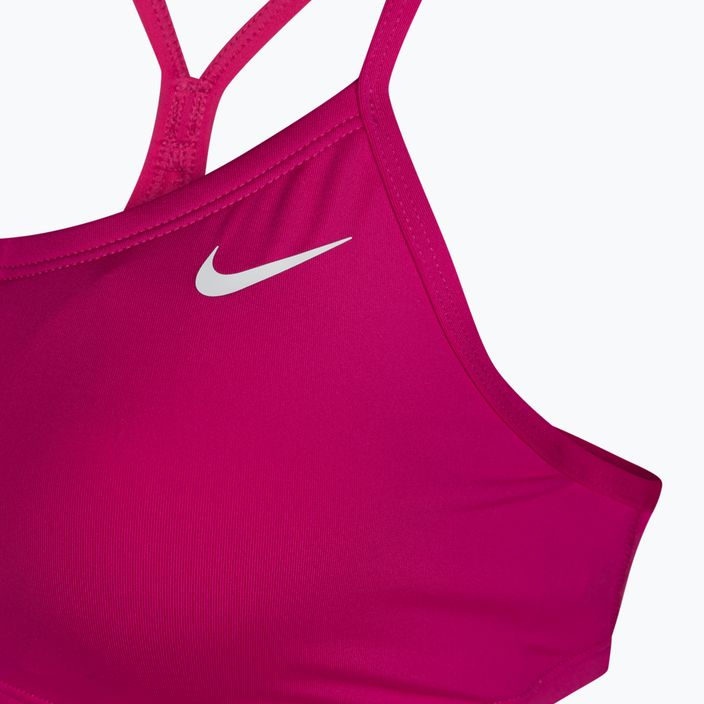 Strój pływacki dwuczęściowy damski Nike Essential Sports Bikini fireberry 3