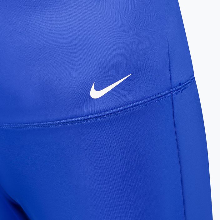 Szorty kąpielowe damskie Nike MISSY 6" KICK SHORT niebieskie NESSB211 3