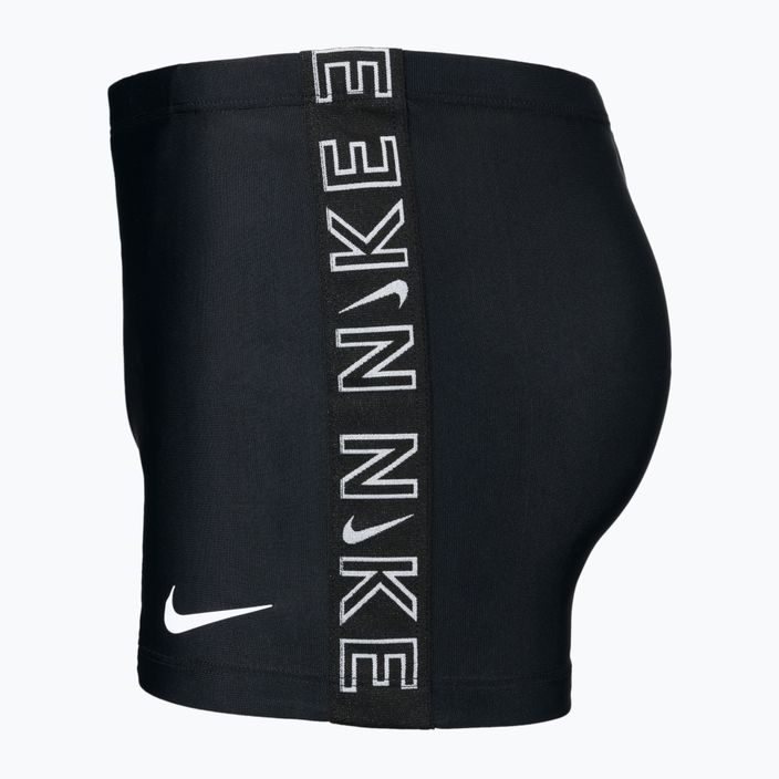 Bokserki kąpielowe męskie Nike Logo Tape Square Leg black 3