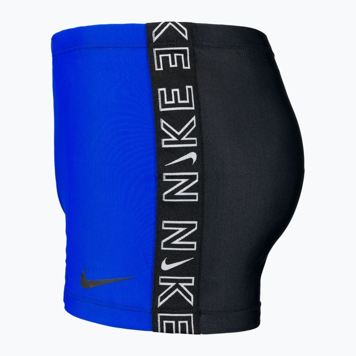 Bokserki kąpielowe męskie Nike Logo Tape Square Leg hyper royal 3