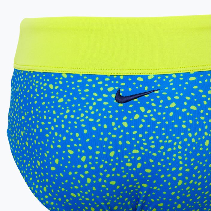 Strój pływacki dwuczęściowy dziecięcy Nike Water Dots Asymmetrical photo blue 4
