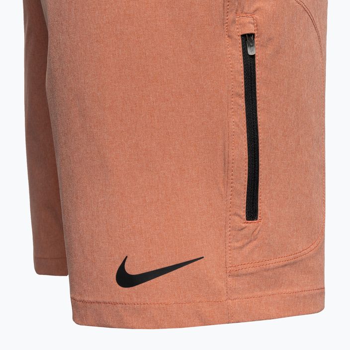 Szorty kąpielowe męskie Nike Flow 9" Hybrid rugged orange 3